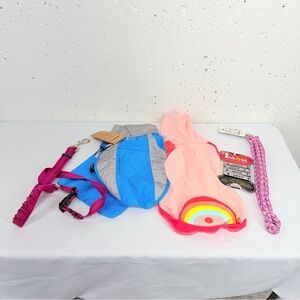 Lot of 5 Reflective Arcadia Trail Small Raincoat Vibrant Life Leash & Anklit NEW